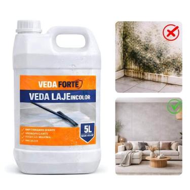 Imagem de Vedalaje Líquido Incolor Impermeabilizante Acrílico 5L - Veda Forte