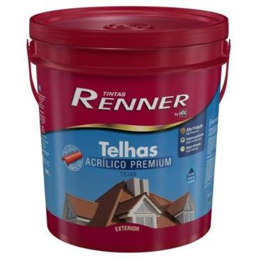 Imagem de Tinta telha renner brilhante cinza claro 18l