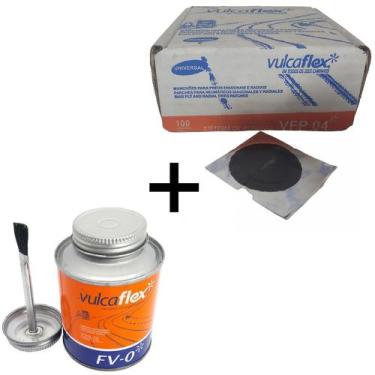 Imagem de Kit Manchão À Frio Vfp-04 + Cola a frio FV-0 Vulcaflex