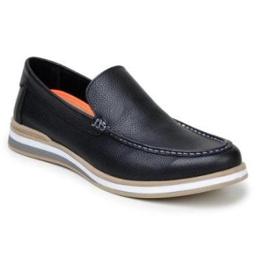 Imagem de Sapatênis Casual Loafer Moderno Couro Legítimo Confortável-Masculino