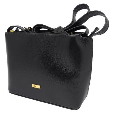 Imagem de Bolsa Feminina Couro Alça Transversal Elegante Moderna Cacci