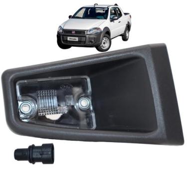 Imagem de Lanterna Luz de Placa Strada 2004 Até 2019 Com Soquete - DSC, Esquerdo