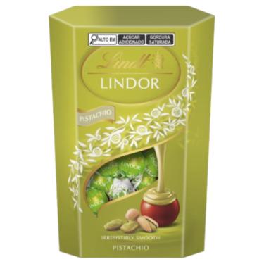 Imagem de Bombom Pistache Lindt Lindor 200g Caixa Recheio Cremoso