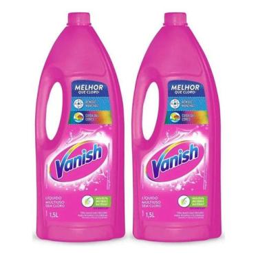 Imagem de Kit C/2 Tira Manchas Líquido Vanish Multiuso 1,5 L