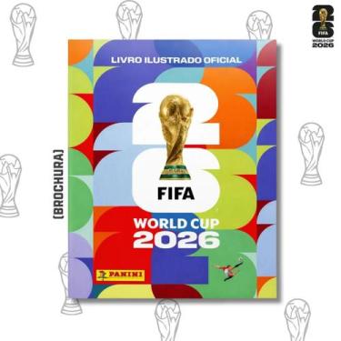 Imagem de ÁLBUM DE FIGURINHAS COPA DO MUNDO OFICIAL FIFA 2026 Capa Brochura Fute