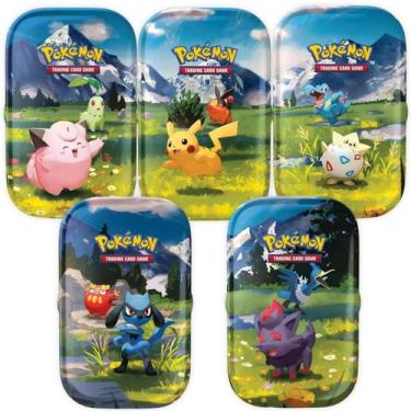 Imagem de Box Pokemon TCG Mega Evolução Ascended Heroes Mini Lata Em Ingles - Po