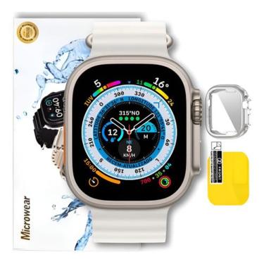 Imagem de Relógio Smartwatch Ultra 4 Branco Pro Series 11 Amoled Whatsapp Gps Nf