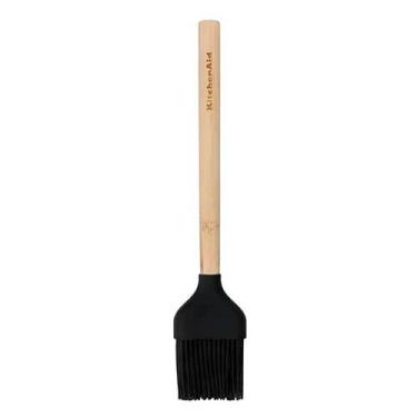 Imagem de Pincel de Alinhavo Bambu Ecológico Preto Cozinha KitchenAid