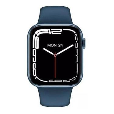 Imagem de Relógio Smartwatch Azul Wh57 Pro 45mm + Nf - SMARTCHWATCH