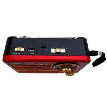 Imagem de Caixa de Som Portátil Bluetooth/SD/Rádio FM/USB/Aux 3W RMS com Lantern
