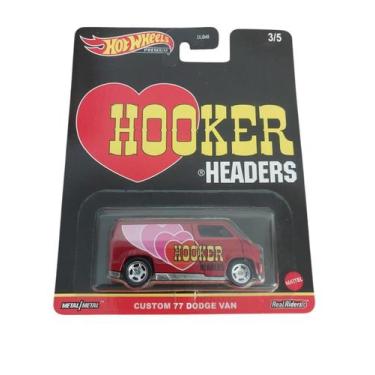Imagem de Hot Wheels Premium Hooker Headers Custom 77 Dodge Van