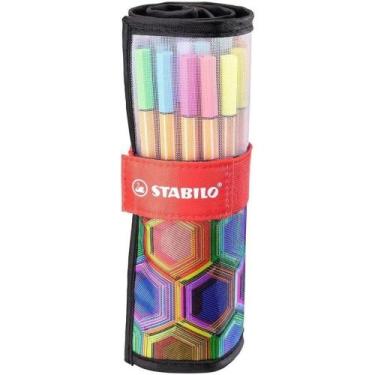 Imagem de Rollerset - Stabilo Point 88 - Caneta com Ponta Sintetica - 20 Cores +