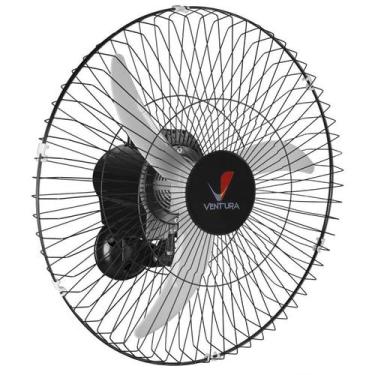 Imagem de Ventilador De Parede Ventura 60cm Com 3 Pás, Preto, Bivolt