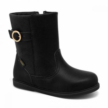 Imagem de Bota Klin 168065 2 Miss Mini Infantil, Preto, 24