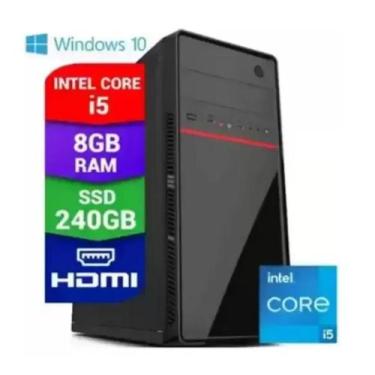 Imagem de Pc Computador Cpu Intel Core I5 / 8gb Memória Ram / Ssd 240gb