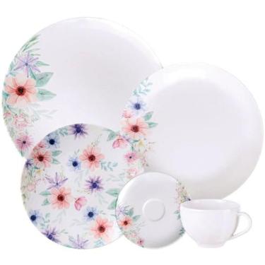 Imagem de Kit Aparelho Jogo Jantar 10Pçs 2Pessoas Floratta Tramontina - Gici Hom