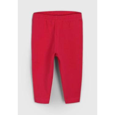 Imagem de Calça Kyly Infantil Menina Legging Cotton Lisa C/ Elástico No Cós Conf