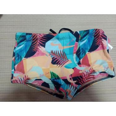 Imagem de Sunga infantil, estampada. - Pata Leve , Estampa laranja, M
