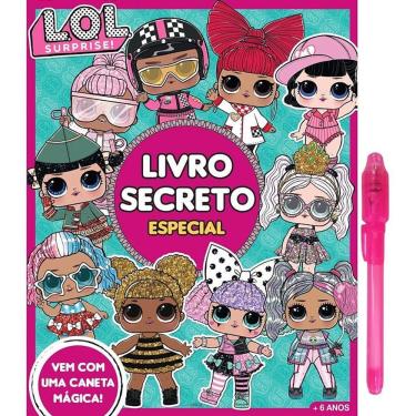 Imagem de Diário Editora Online Lol Surprise Livro Secreto com Caneta Mágica de Escrita Invisível