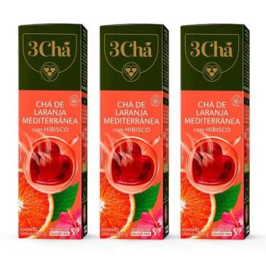 Imagem de 30 Cápsulas 3 Corações, Chá Laranja Mediterrânea com Hibisco - Três, L