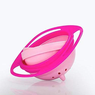 Imagem de Prato Mágico 360º Rosa Bob Zoom POTE ALIMENTAÇÃO BEBES E CRIANÇAS NA C