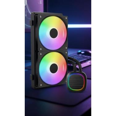Imagem de Water Cooler 240mm ARGB Radiador e Fans Desempenho - Congratulations S