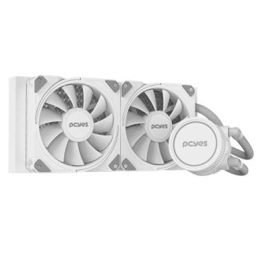 Imagem de Water Cooler PCYES Sangue Frio 3 White GHOST 240MM - TDP 250W - WCSF32