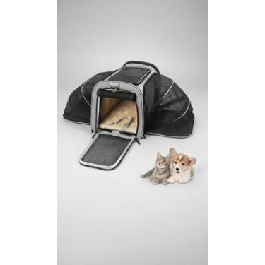 Imagem de Bolsa Transporte Pet Expansível Cabine Avião Cães Gatos - Congratulati