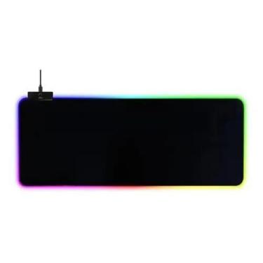 Imagem de Mouse Pad Gamer Iluminado led Rgb Grande 80 cm por 30 com Mousepad gam