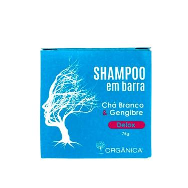 Imagem de Shampoo em Barra Orgânica Chá Branco e Gengibre 75g 75g