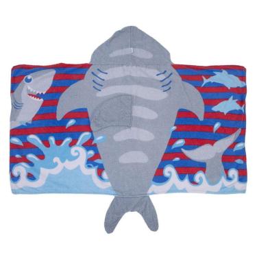 Imagem de Toalha Masculina Baby Joy 3D Tubarão