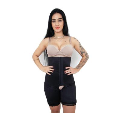 Imagem de Shorts Cintura Alta 12 Barbatanas Modelador Alta Compressão (M9)