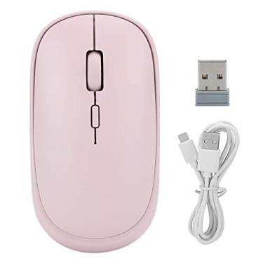 Imagem de Mouse sem fio Bluetooth 5.0 2.4G, recarregável, modo duplo, mouse silencioso, ergonômico, resposta rápida, motor óptico de alta precisão, mouse sem fio de computador