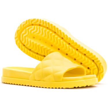 Imagem de Chinelo Slide Feminino Nuvem Macio Conforto Sapatore Amarelo