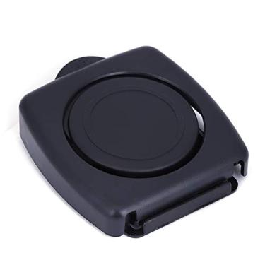 Imagem de Suporte dobrável ajustável para bebidas, suporte para copo ajustável universal preto ABS suporte para copo dobrável para carro para carros, caminhões, automóveis, barcos, acessórios