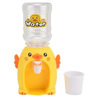 Imagem de Mini dispensador de água para bebida, mini máquina de água potável para crianças, dispensador de água para crianças, brinquedo para crianças (amarelo)