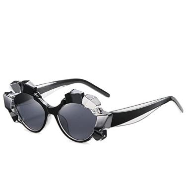 Imagem de Personality Trend Óculos de Sol Moldura em Forma Óculos de Sol Óculos de Proteção UV, 1, Tamanho Único