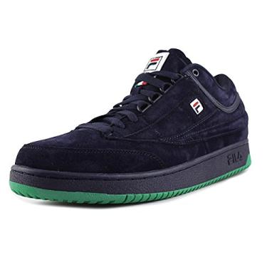 Imagem de Fila Men's T-1 Mid Lace Up Sneakers, Navy, Suede, Leather, 8.5 M
