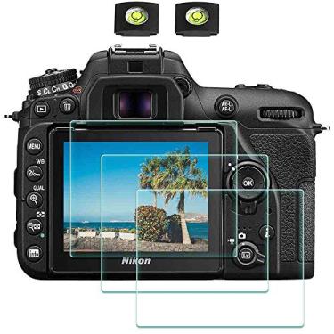 Imagem de Protetor de tela ULBTER D7500 Aplicável para câmera Nikon D7500 DSLR com capa de sapato quente, 0,3 mm 9H dureza de vidro temperado, antirriscos e antibolhas antipoeira [pacote com 3]