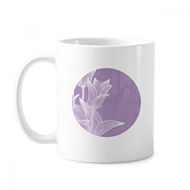 Imagem de Flor planta tulipa ilustração caneca cerâmica cerâmica café porcelana xícara louça