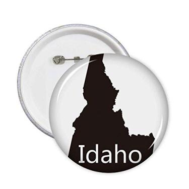 Imagem de Idaho - Mapa dos Estados Unidos da América, broches, emblema, acessórios, decoração, 5 peças