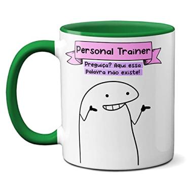 Imagem de Caneca Personal Trainer Preguiça? Aqui Essa Palavra Ñ Existe (Verde)