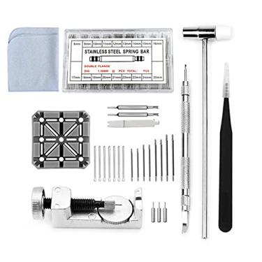 Imagem de MOOKEENONE Kit de reparo de ferramentas de desmontagem pulseira desmontagem pinos de elo removedor de chave de fenda conjunto de ferramentas