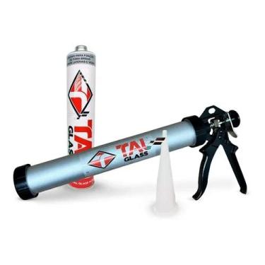 Imagem de Kit 1 Cola Parabrisa adesivo para vidros automotivos Pu55 658 TALGLASS + Aplicador pist...