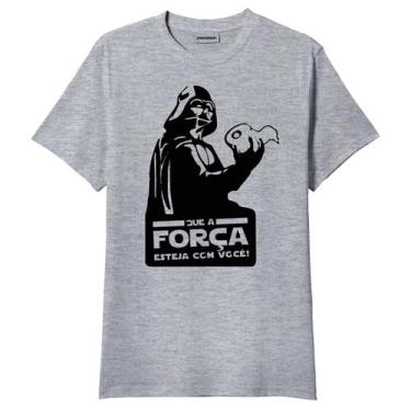 Imagem de Camiseta Star Wars Força Darth Vader Geek Nerd Séries - King Of Print