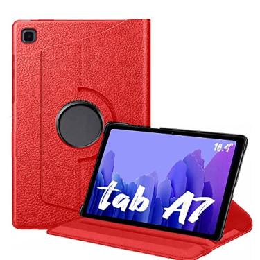 Imagem de Capa Para Samsung Tab A7 10.4" Sm-T500 Sm-T505 Giratoria 360° Linha Premium - Álamo (Vermelho)