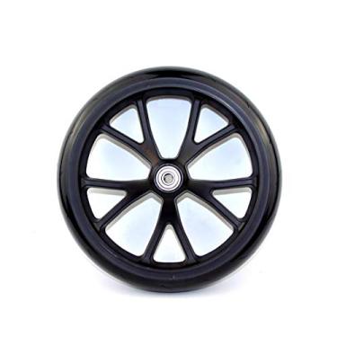 Imagem de L-faster Roda PU de 20 polegadas com rolamentos Kids Kickscooter Wheel Adulto Scooter Substituição Roda de Compras Roda Sólida (Roda de 10 raios)