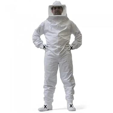 Imagem de Macacao Apicultor Brim Ventilado C/Mascara - GG