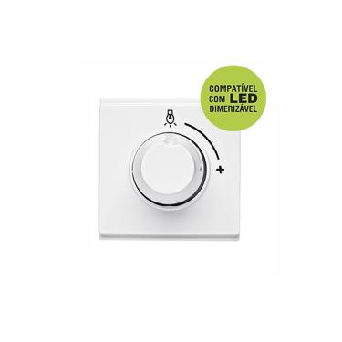 Imagem de Interruptor Dimmer Rotativo Branco Brava Cod. 573541 – Soprano