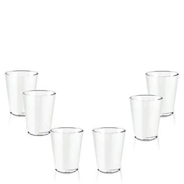 Imagem de 6 Copos Shot Tequila Acrílico Transparente